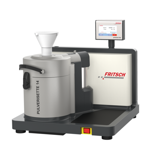 Variable Speed Rotor Mill PULVERISETTE 14 premium line: powerful grinding for fast sample throughput