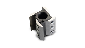 Rotor with straight cutting edges and fixed knives made of tool steel Rotor with straight cutting edges and fixed knives made of tool steel